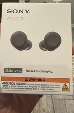 Sony WF-C710N Truly Wireless Noise-Cancelling Earbuds - Black -BRAND NEW SEALED