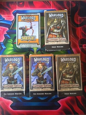 Warlord CCG Campaign Editions Eng Sealed Neu  Beschreibung Lesen!