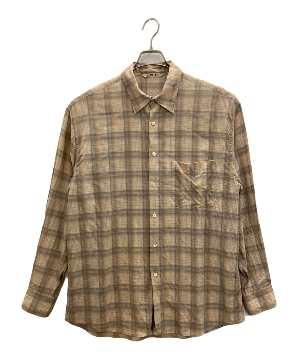 AURALEE SUPER LIGHT WOOL CHECK SHIRTS | eBay AURALEE SUPER LIGHT WOOL CHECK SHIRTS | eBay