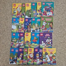Lot of 22 LEGO Assorted Christmas Picture Books Let It Snow, Santa's Big Day 4"