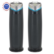 Air Purifier 22 for Home GermGuardian HEPA Filter Up To 743 Sq. Ft. 2 Pack UV-C