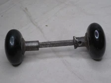 antique black round door knobs glass knob hardware handle with spindle