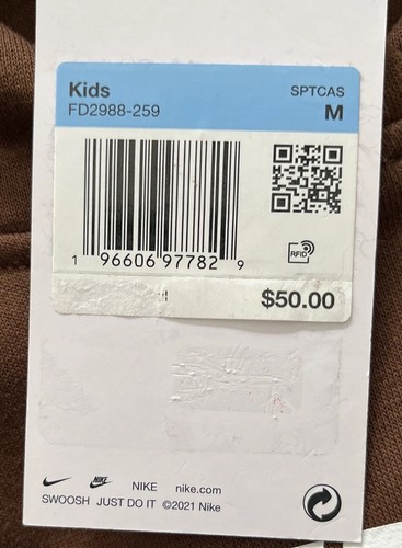Nike Original Kids Brown Hoodie Size M Brand New‼️ - Picture 4 of 6