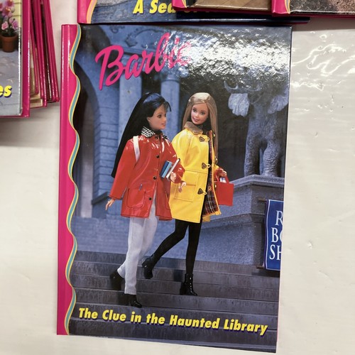 Lot of 20 Barbie & Friends Book Club Hardcover Pink 90s Grolier - Picture 7 of 21