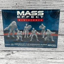 Mass Effect Miniatures Heroes Of The Normandy Alpha Resin Miniatures 32mm