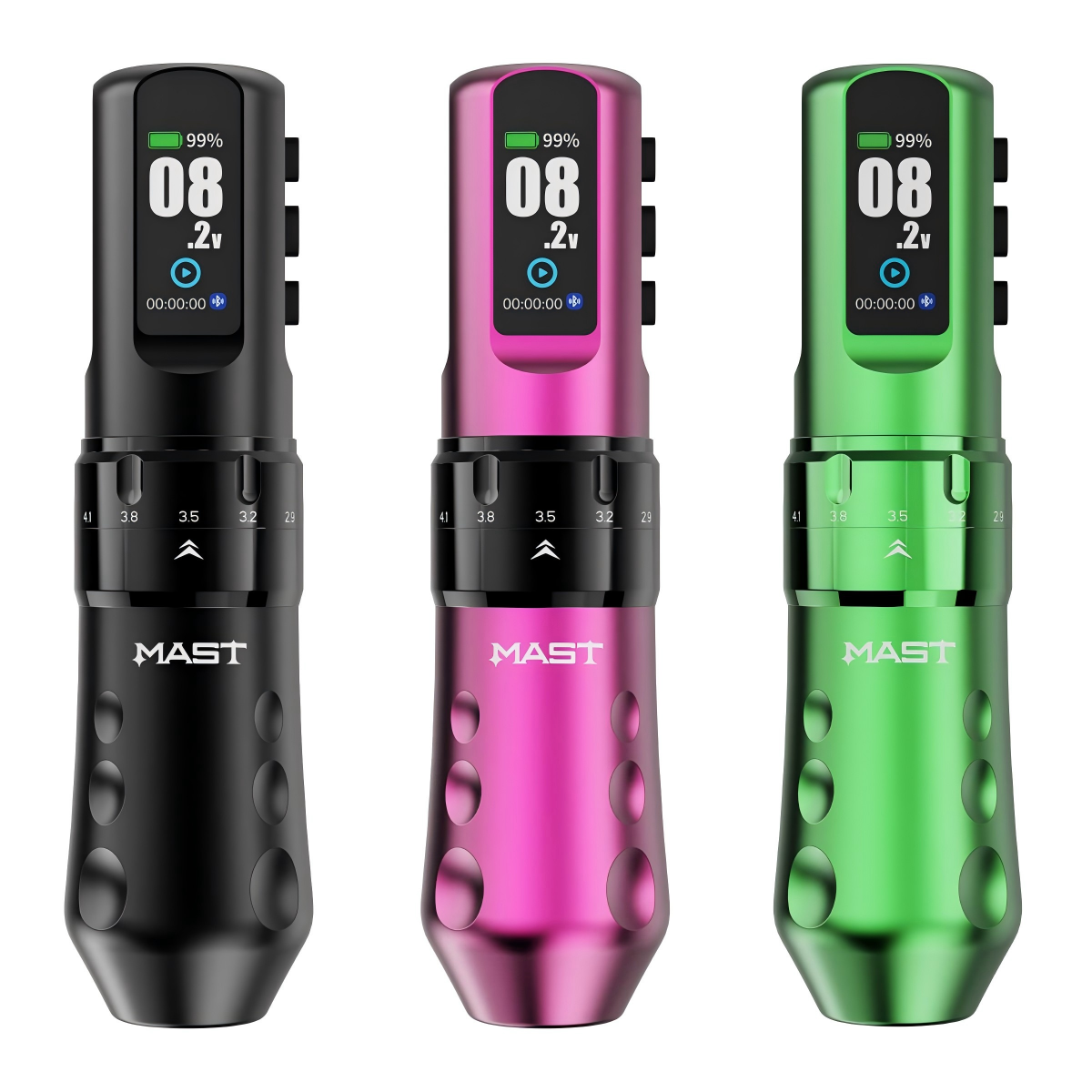 Machine à Tatouer Sans Fil MAST Modèle WQP-007-4 Couleur Violette - Occasion, Légèrement Sale