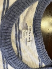 American Eagle Girls Fit & Flare Striped Knee...