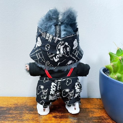 Conjunto de ropa de calle sombrero general para monstruos POP MART LABUBU (SIN MUÑECA) 5 PIEZAS - Imagen 5 de 8