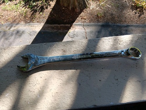 HUSKY COMBINATION WRENCH SAE 1 5/16" 12PT BOX END & OPEN END POLISHED CHROME #1 - Bild 4 von 8
