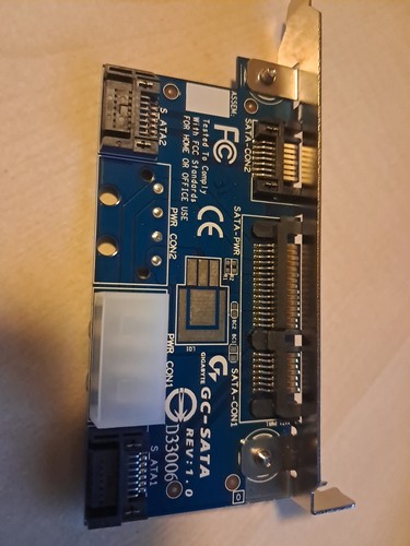 Gigabyte GC-SATA REV:1.0 Externe Serial ATA Karte D33006
