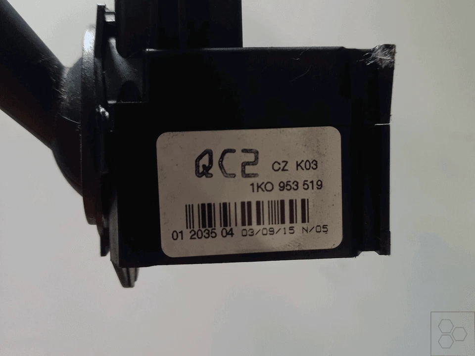 1K0953519J9B9 Blocco comandi tergicristalli  SKODA OCTAVIA (1Z) 1.9 TDI SW - Immagine 3 di 3