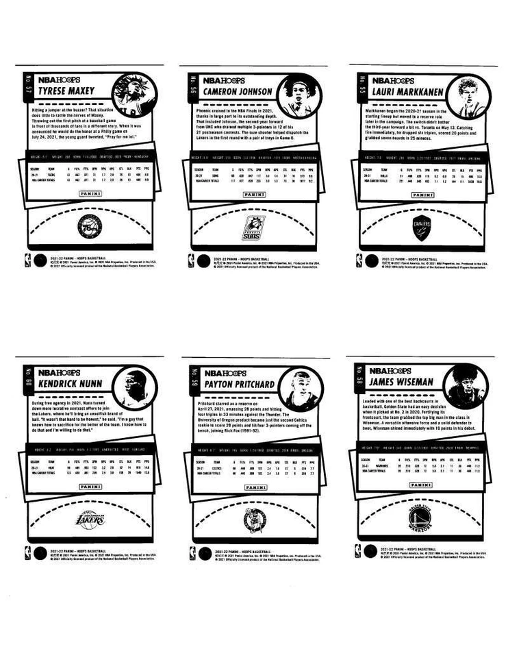 James Wiseman 2021-22 Panini Hoops Premium Box Set /199 #58 NBA Warrior ID:28710 - Image 2 of 2