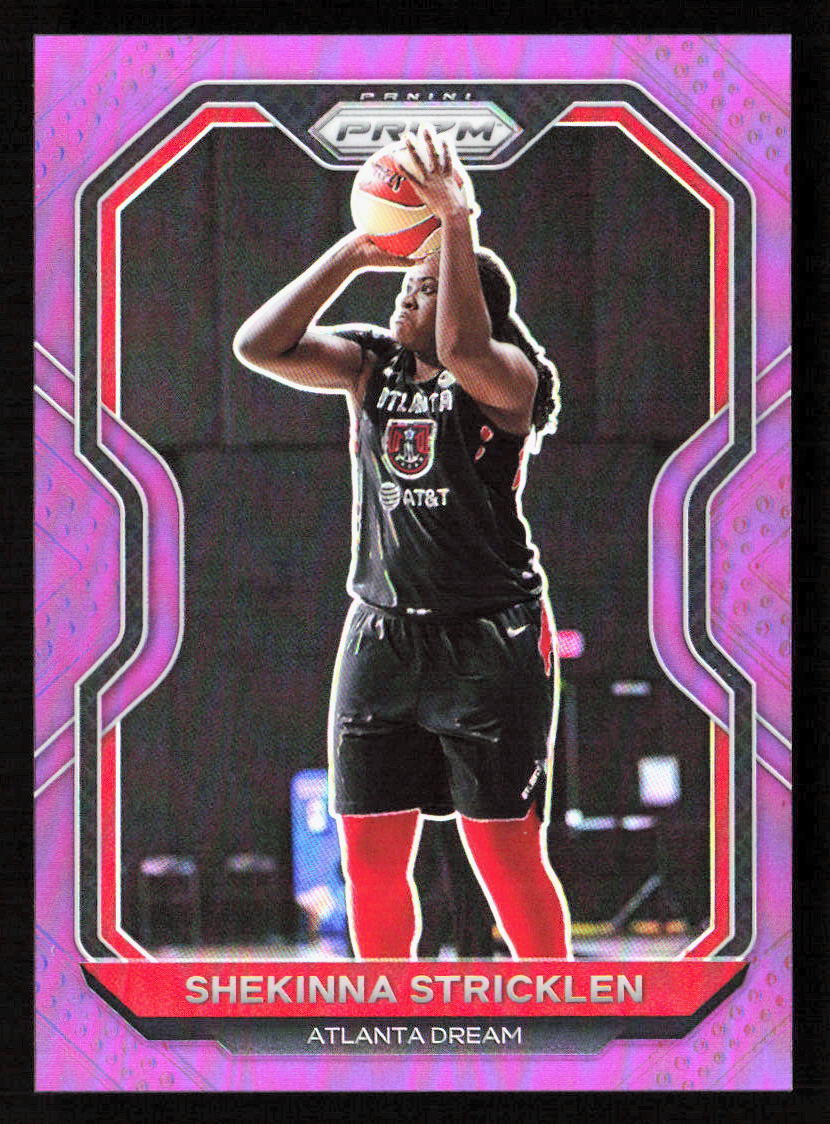 2021 Panini Prizm WNBA Shekinna Stricklen Purple /99 35 Atlanta Dream