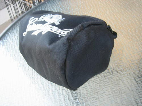 Lenenkugel's beer Black Rear Bicycle Barrel Pack Bag Heavy Nylon Resin Zipper - Picture 2 of 10