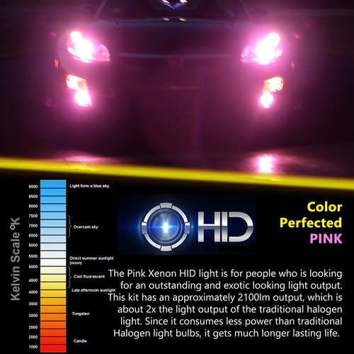 GE Bullet Xenon HID Kit Headlight High / Low / Fog Bulb Fits H4 H7 H13 9006 H11 - Picture 10 of 12