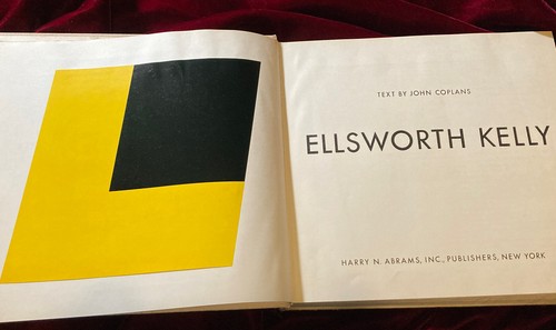 Ellsworth Kelly by John Coplans ~ Hardcover Book No DJ (tipped-in plates) 1971 - Imagen 4 de 12