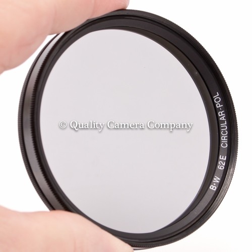 B+W 62E Circular Polarizer - EXCEPTIONAL AUTOFOCUS GLARE REDUCER WITH CASE - EX - Picture 2 of 5