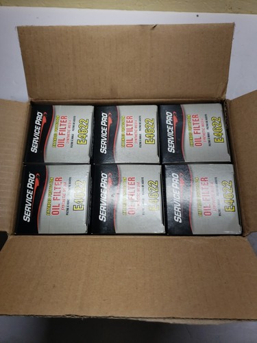 Box Of 6 Service Pro E4622 Oil Filter - Picture 2 of 8