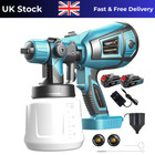 1000ML Cordless Electric Spray Gun Paint Sprayer with 2x Batteries, For Makita