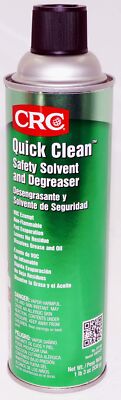 CRC Quick Clean Safety Solvent and Degreaser 19 Oz Chlorinated Formula 03180