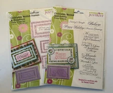 JustRite CHRISTMAS NESTED FRAMES & OCCASIONS & CHRISTMAS NESTED SENTIMENTS