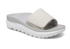 Vionic REJUVENATE RECOVERY SANDAL Slide Mens 11.5 Womens 13 White Vapor Gray New