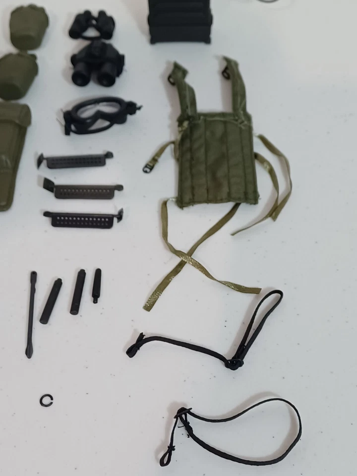 GI Joe Dragon Ultimate Soldier 12" Figura de Acción Accesorios Sombrero Radio Cantimplora L Foto 4 de 4