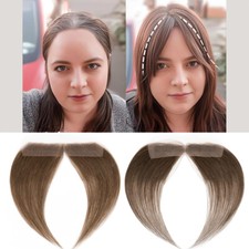 Hand-Tied Lace Cover-up Hairline Real REMY Human Hair Patches Topper Hairpiece