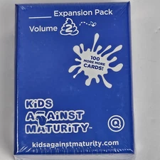 Kids Against Maturity Expansion Pack Volume 2 - 100 More Cards!   NEW SEALED