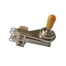 Switchcraft Right Angle 3-Way USA Toggle Switch for SG ES with Amber Tip