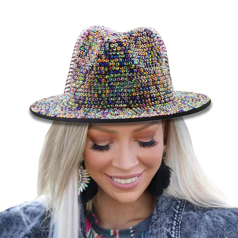 Wide Brim Diamond Hat Bruno Capelo Ricardo Wool Wide Brim Fedora Hat | DAPPERFAM main image 4