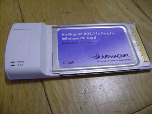 Carte PC sans fil AirMagnet 802.11a/b/g/n PCMCIA - Modèle C1060 - Photo 10/10