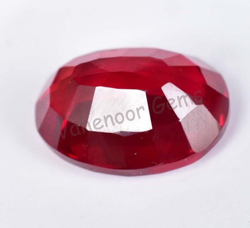 25.00 Ct Natural Blood Red Ruby Oval Certified Mozambique Stunning Gemstone - Picture 6 of 6