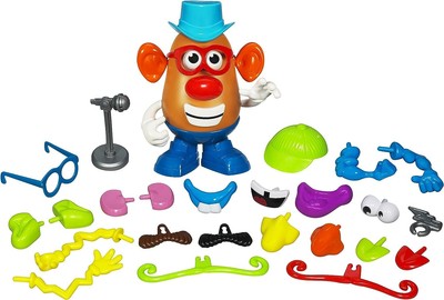Potato Head Silly Suitcase Parts and Pieces Toddler Toy for Kids 35 Pieces