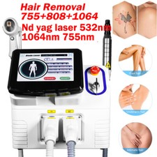 2-1 Hair Removal 808nm Painless Picosecond Tattoo Removal Machine Skin Whitening