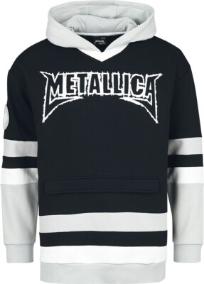 Metallica Band Official Hockey Jersey Pullover Hoodie Metal Jacket