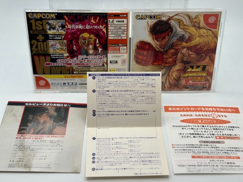Street Fighter III 3 W Impact Sega Dreamcast Cd Rom Jap Japan jeu game console - Bild 3 von 3