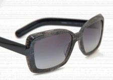 CHANEL sunglasses - 5236 1208/3c - Black - Grey tweed effect -- Womens
