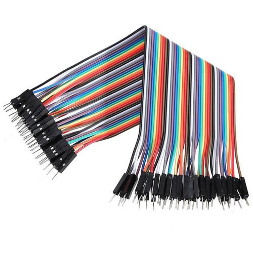 1p-1p Male to Male 40P Dupont Cable 20CM Jumper Ribbon For Arduino Breadboard - Picture 1 of 1