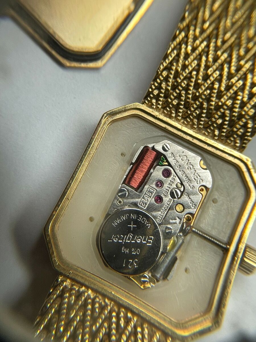Longines 18k Yellow Gold Diamond Quartz Watch Vintage Ladies Longines 18k Yellow Gold Diamond Quartz Watch Vintage Ladies