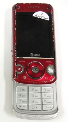 Sony Ericsson Walkman W760a - Red ( AT&T ) Rare Cellular