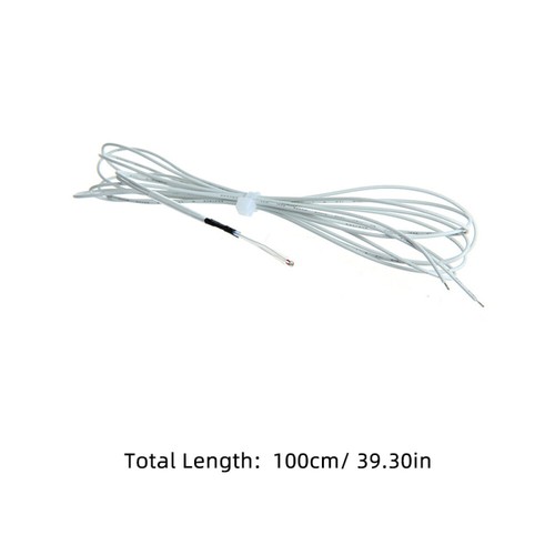 5 Pcs Temperature Sensor Single-end Thermistors Probe Heated Wire NTC3950 - Afbeelding 4 van 6