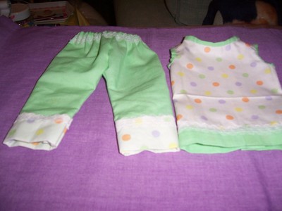 3/4 trouser set for sasha doll or similar