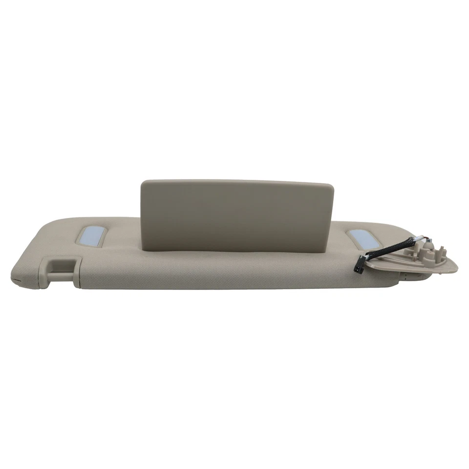 Gray Left Driver Side Sun Visor w/ Light For 2007-2014 Chevrolet GMC 22850306 - Imagem 4 de 4