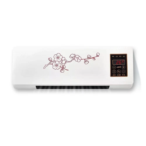 Ventilador pequeño 2 en 1 1800 W portátil montado en la pared refrigeración y calentador doble uso interior - Imagen 20 de 20