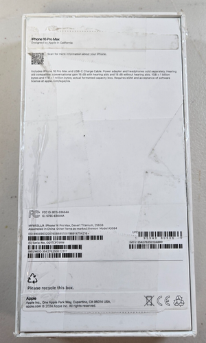 Factory Unlocked Apple iPhone 16 Pro Max 256GB Desert Titanium - Warranty!! - Zdjęcie 3 z 18