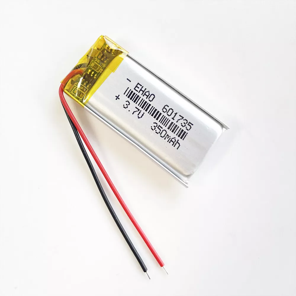 Lithium Ion Polymer Battery - 3.7V 350mAh