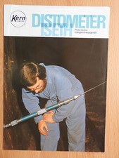 KERN SWISS ISETH Distometer Surveying Brochure Leaflet 1985 German Vintage