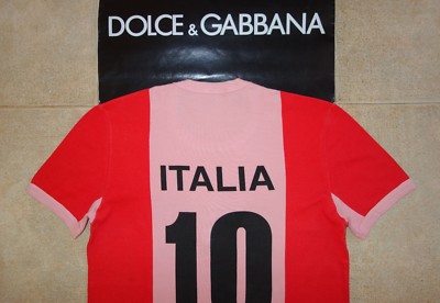 Dolce&Gabbana Black Label SPORT SOCCER CALCIO ITALIA 10 T-shirt 50 