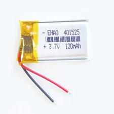 3.7V 120mAh Li-Po Rechargeable Battery For Mp3 Bluetooth GPS Headphone 401525